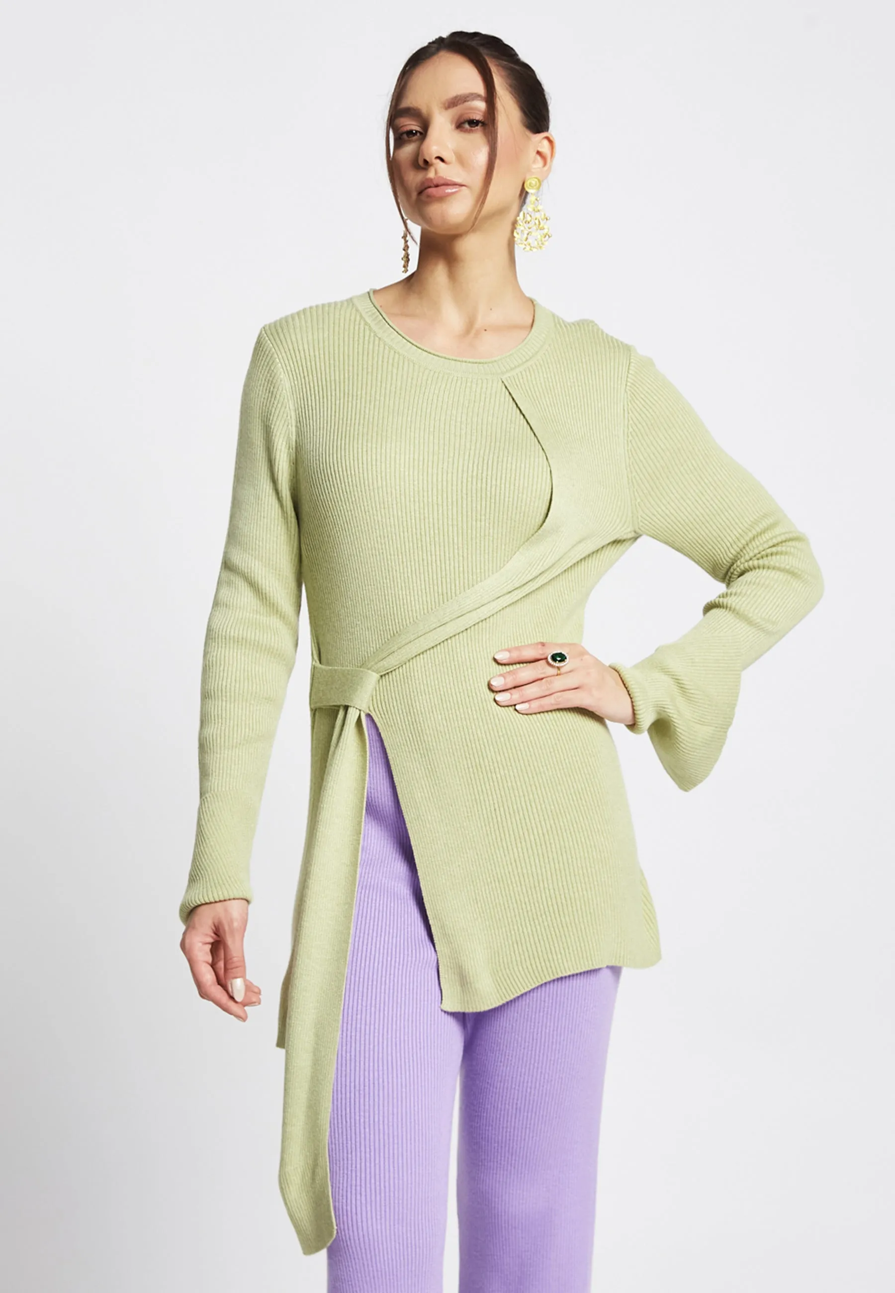 Alana Lime Top