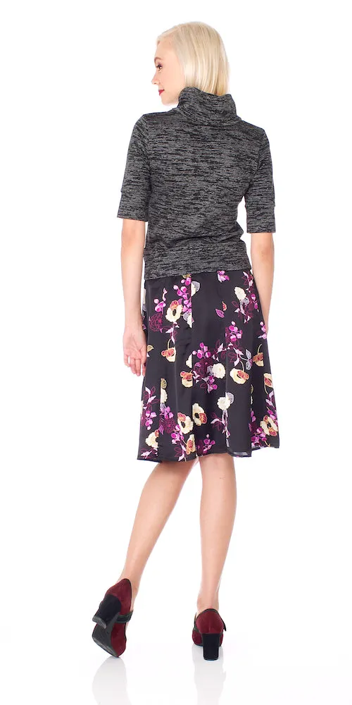 Aster Skirt, plum bloom