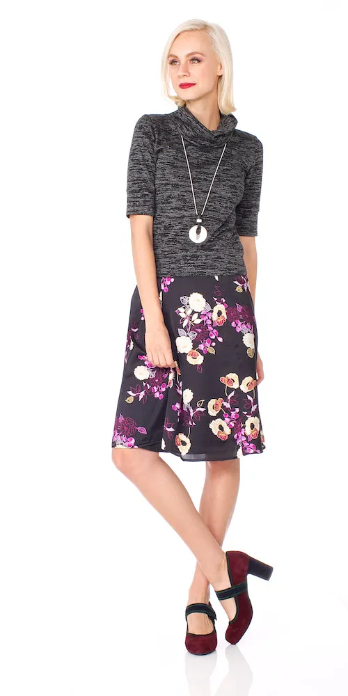 Aster Skirt, plum bloom