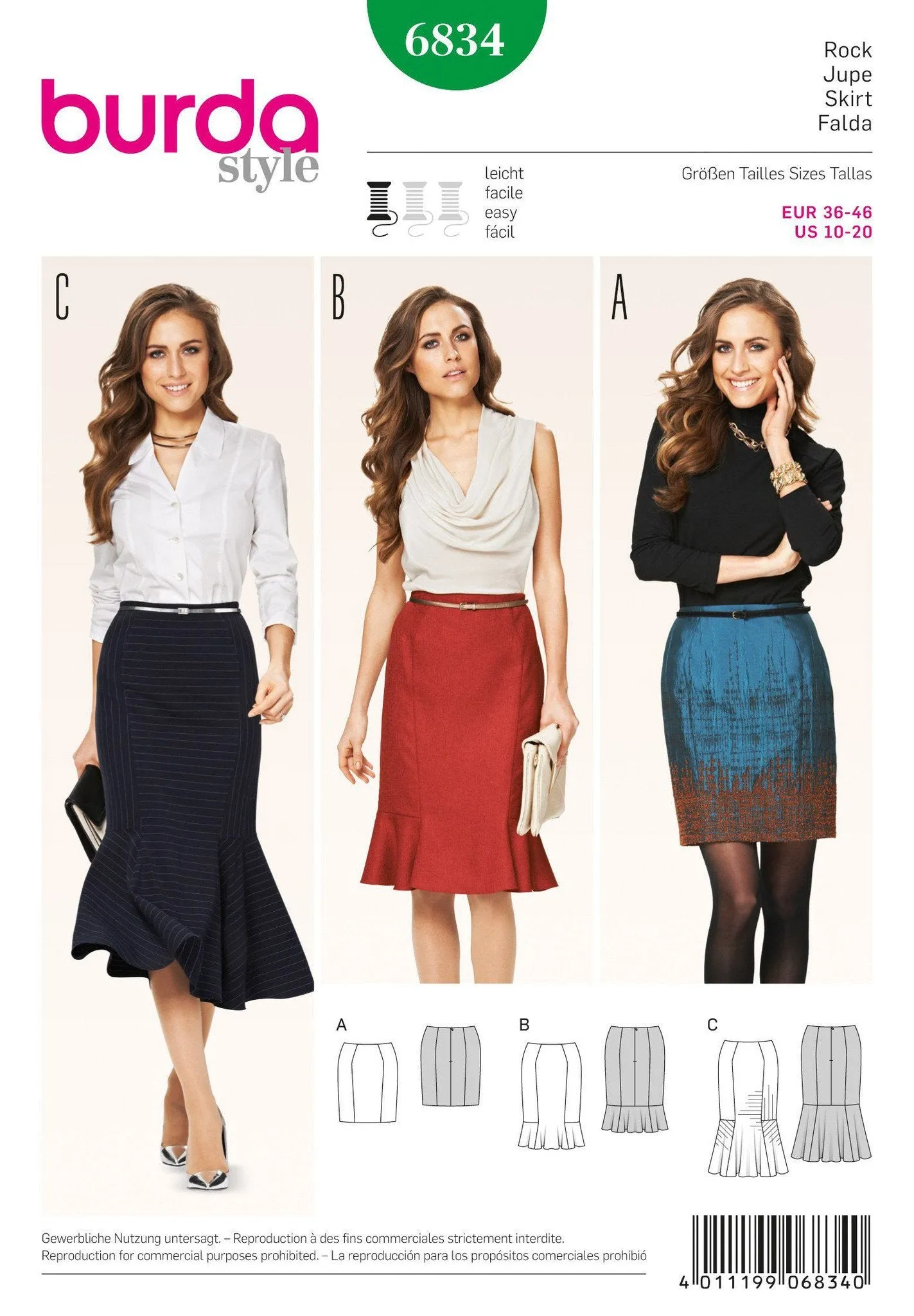 BD6834 Misses Skirt