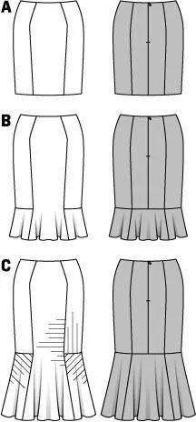 BD6834 Misses Skirt