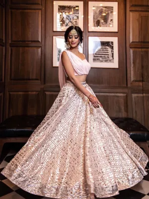 Beautiful Designer Georgette Sequence Lehenga Choli Design 1727