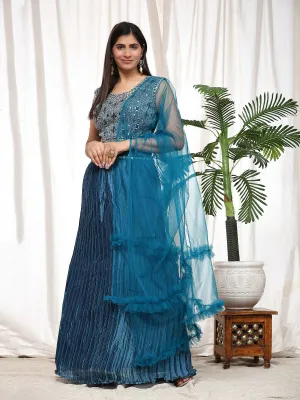 Beautiful Designer Party Wear Important Febric Lehenga Choli