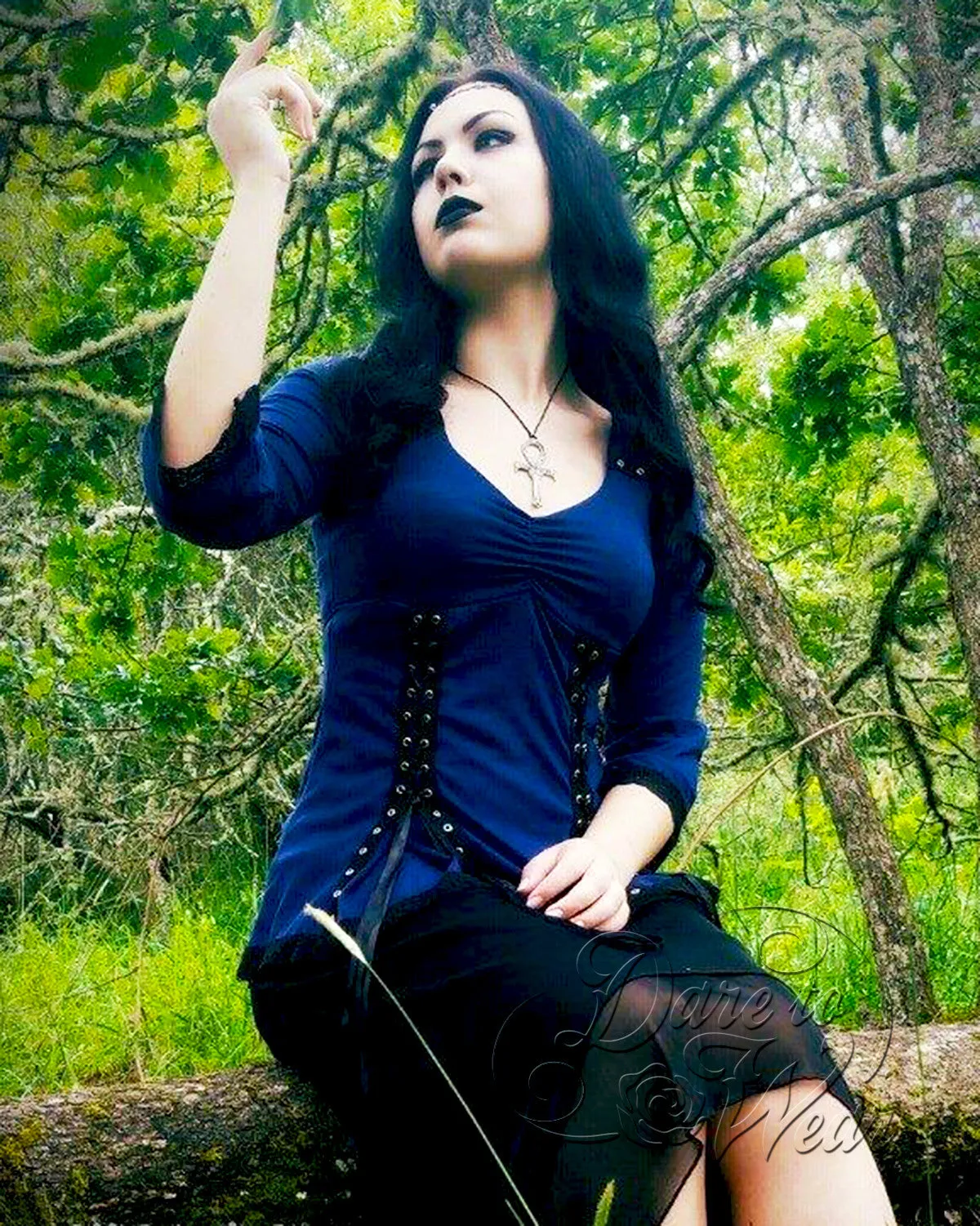 Electra Top in Raven
