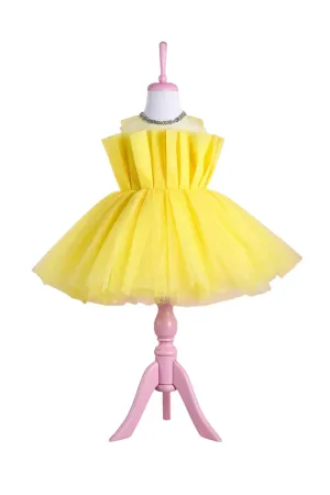 Eliza Yellow Party Dress