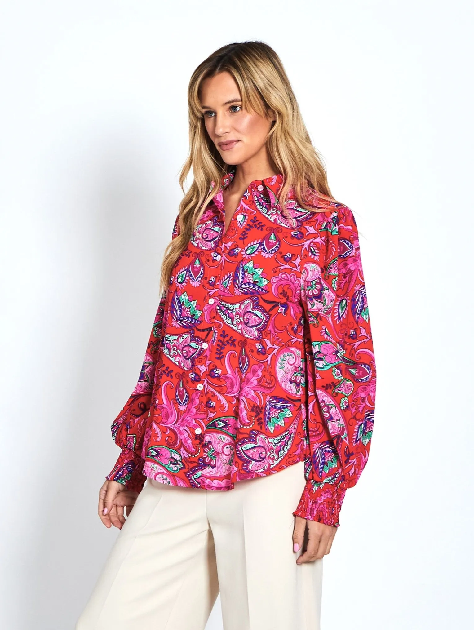 Kate Shirt - Hot Pink