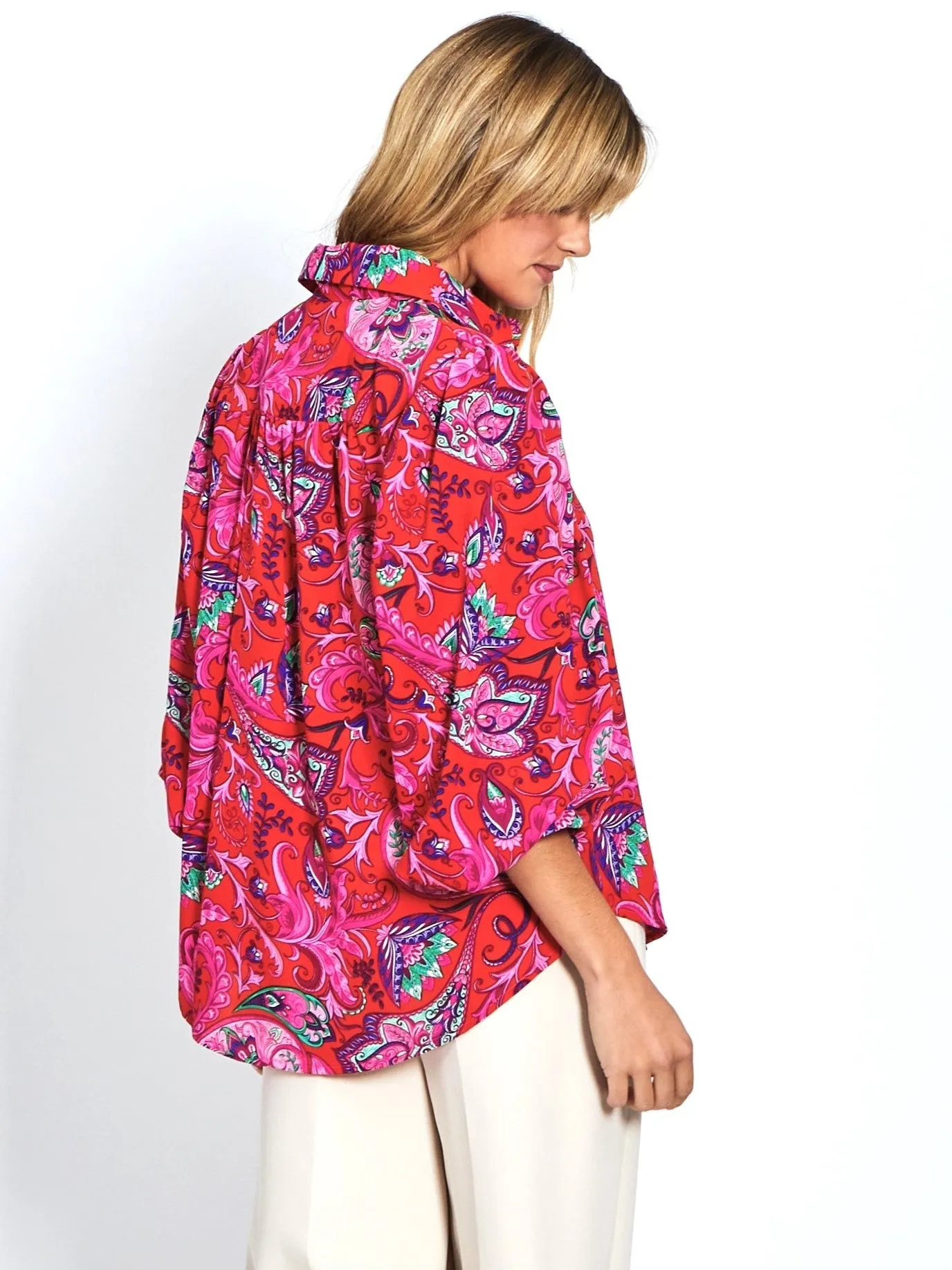 Kate Shirt - Hot Pink