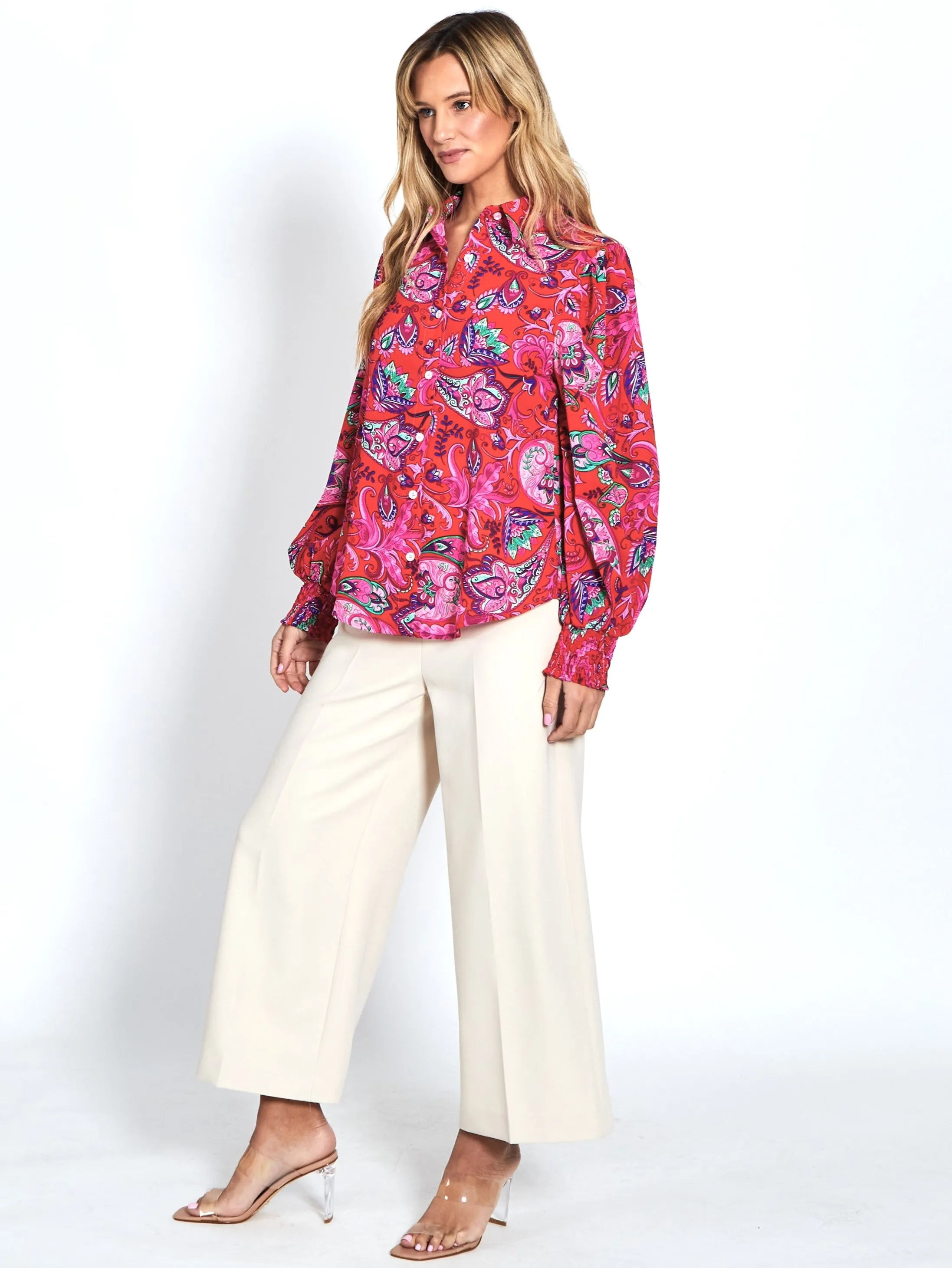 Kate Shirt - Hot Pink