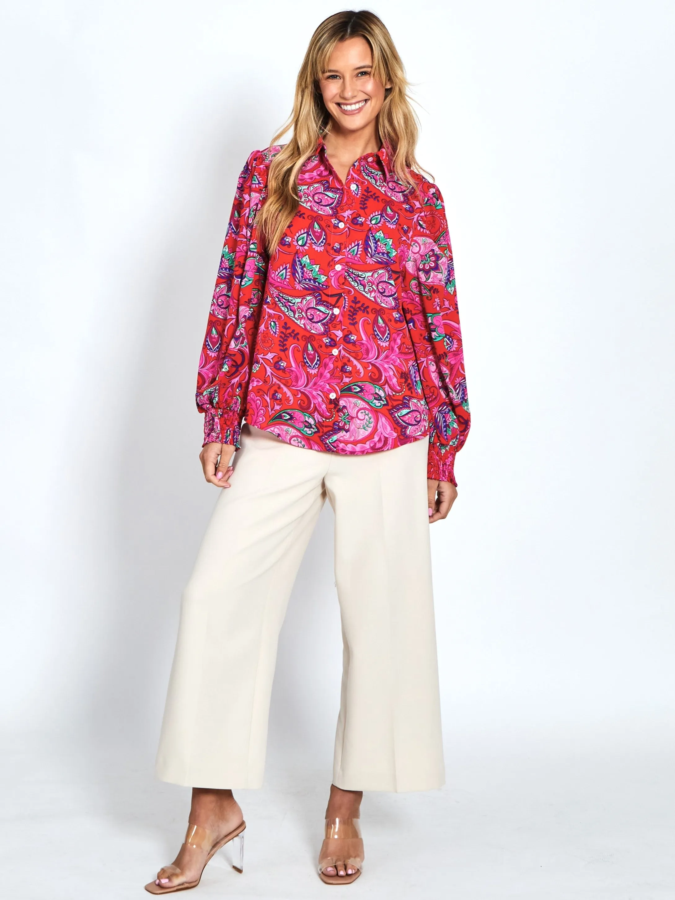 Kate Shirt - Hot Pink