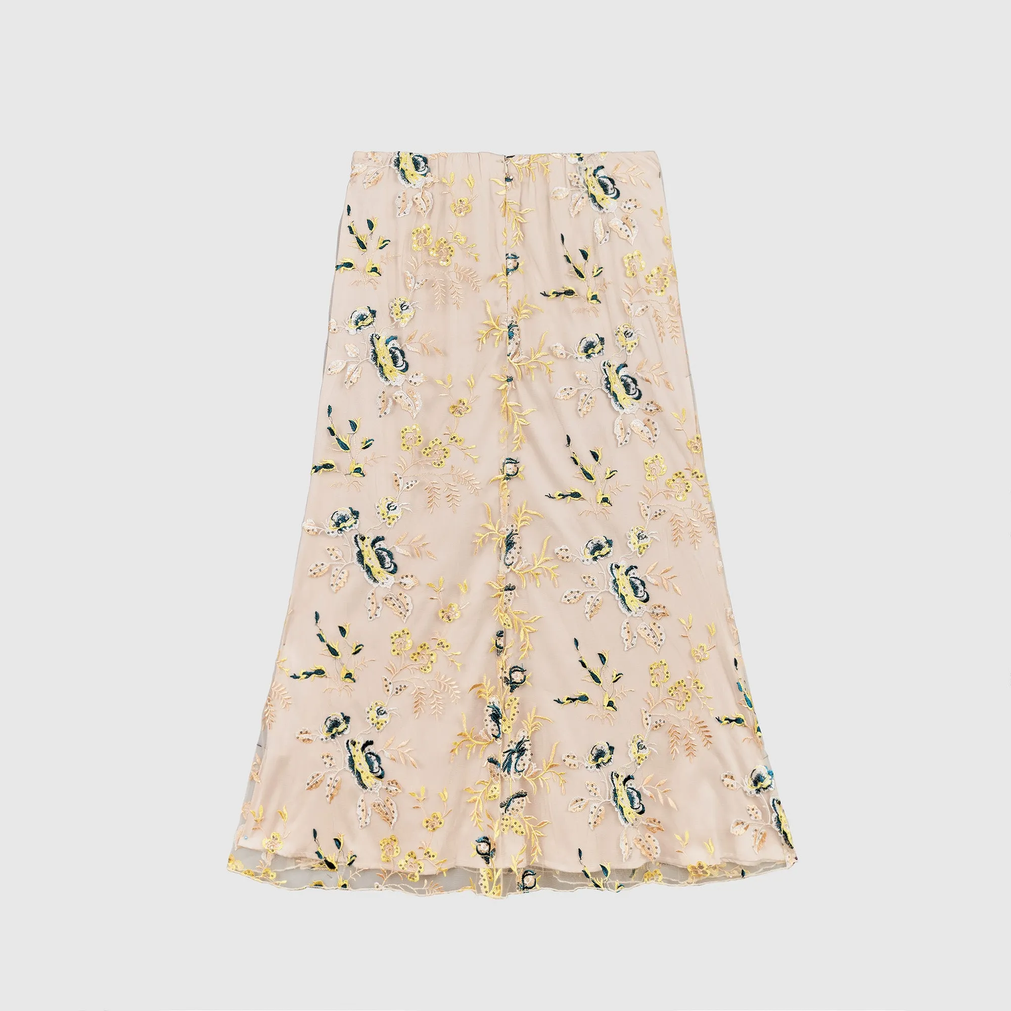 Lace Fit & Flare Skirt