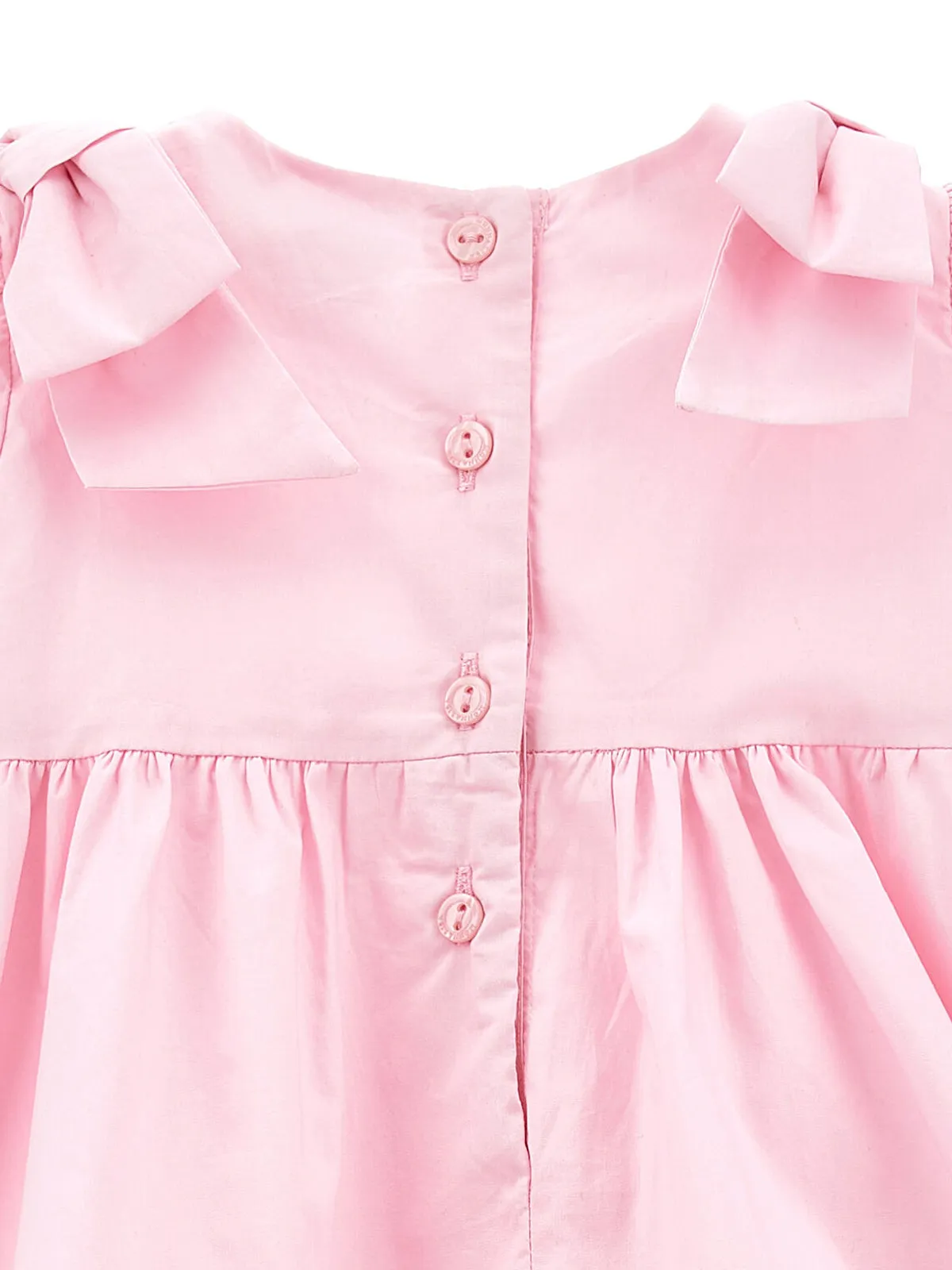 Monnalisa-Cute poplin dress for baby girls-37E900