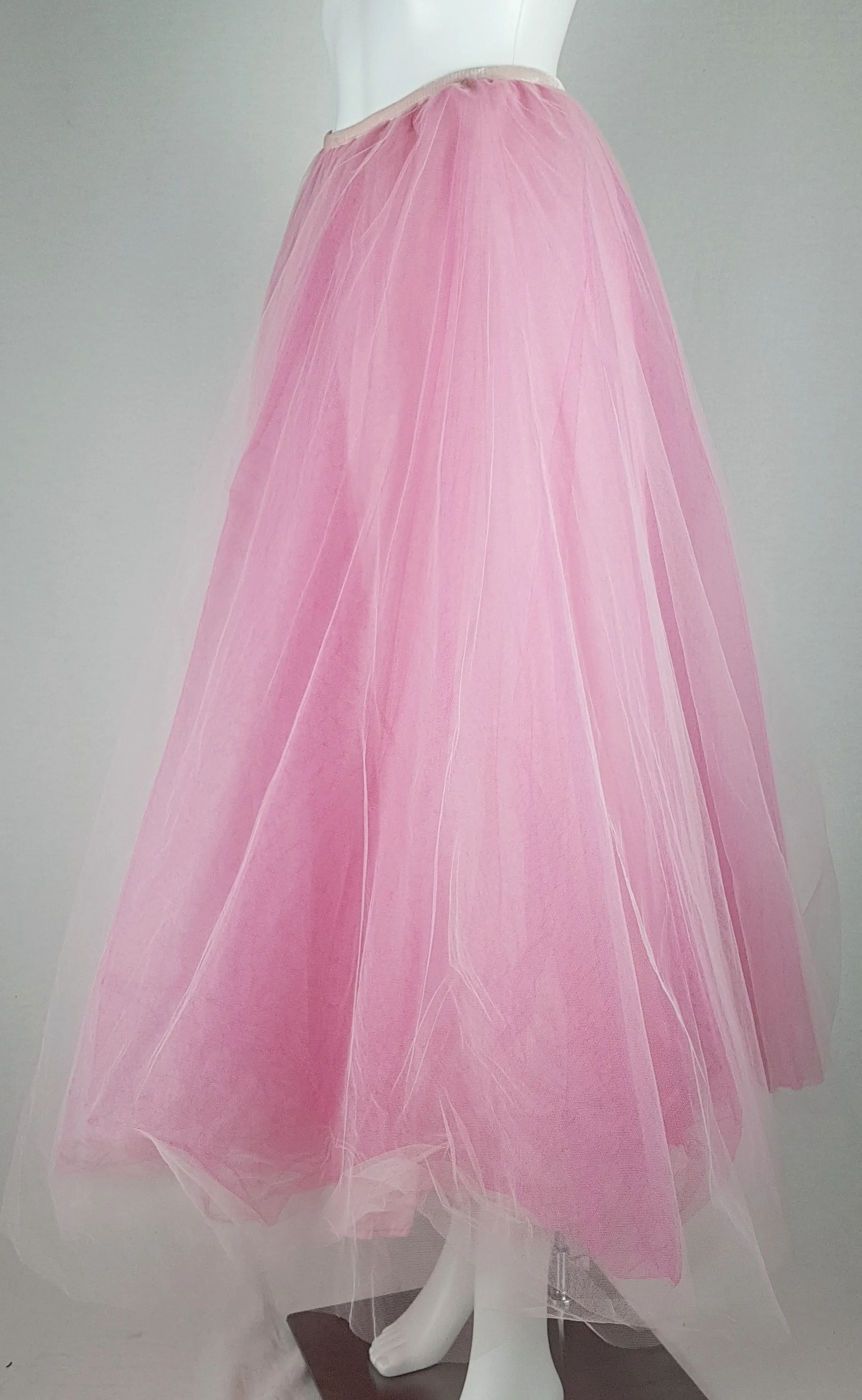 Vintage 90's | Ralph Lauren Pink Tulle Skirt